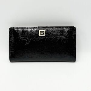 Kate Spade Montford Park Nisha Wallet in Black Patent Leather